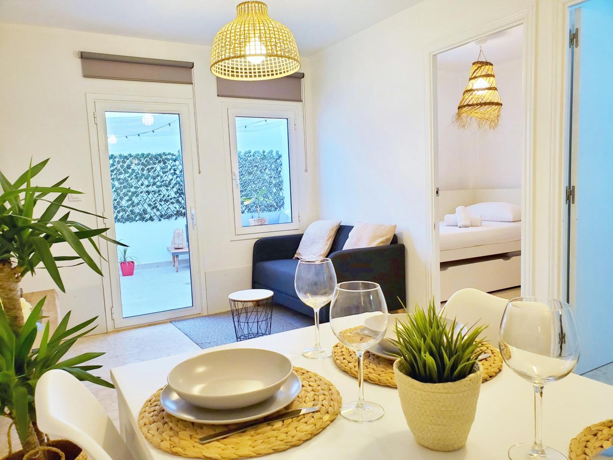 Apartamento Centrico Con Patio Privado Tarragona Buitenkant foto
