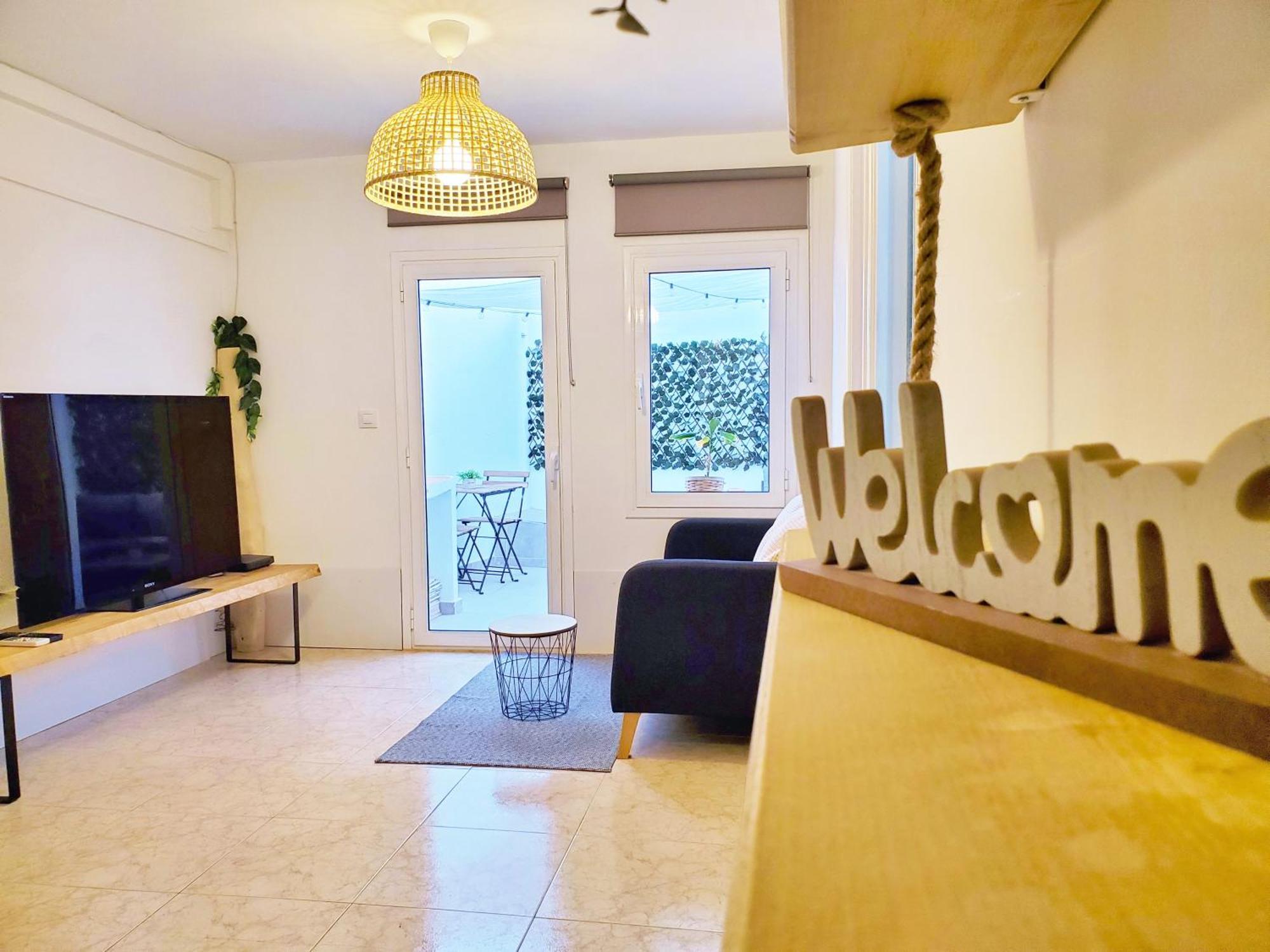 Apartamento Centrico Con Patio Privado Tarragona Buitenkant foto