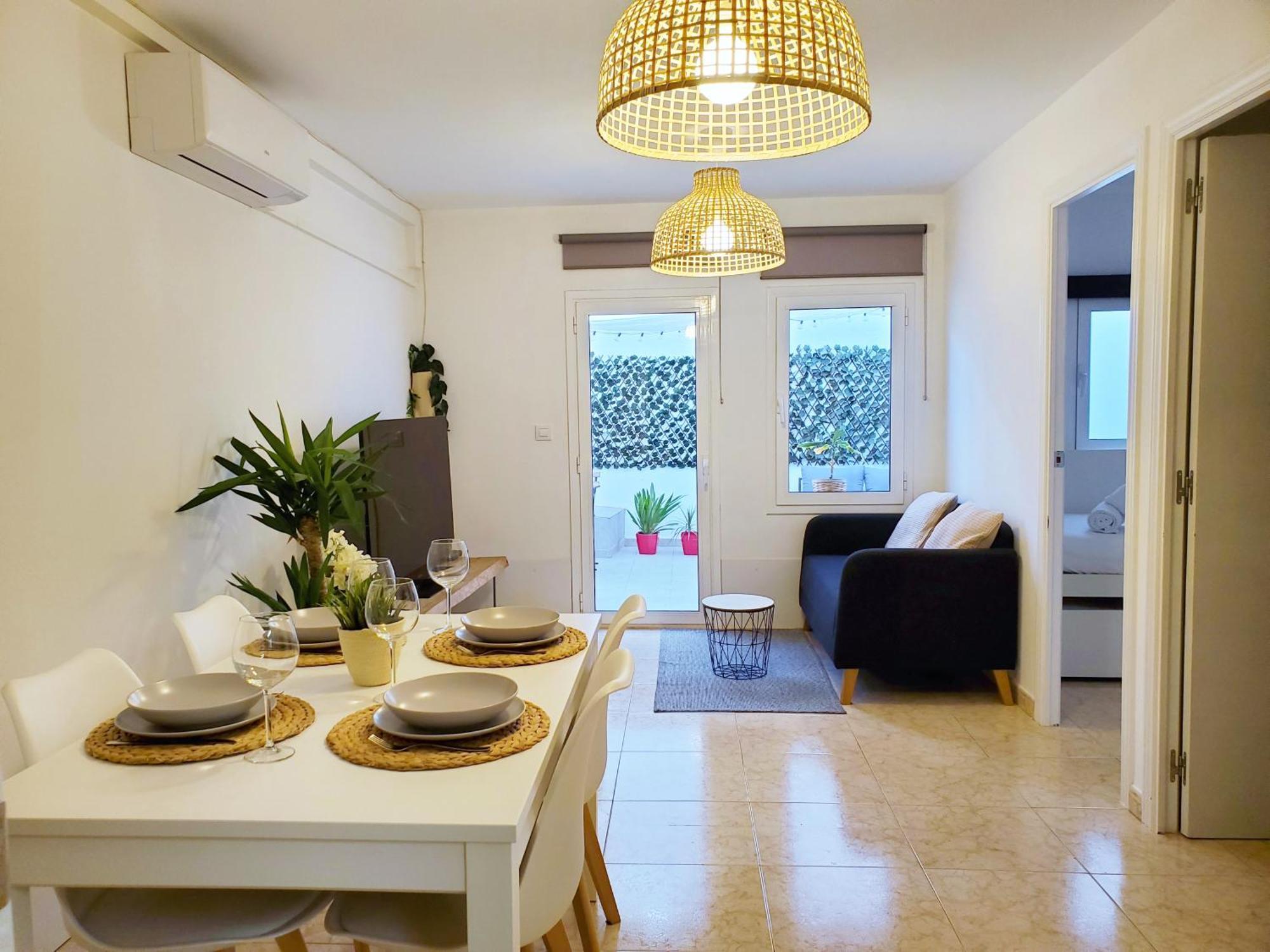Apartamento Centrico Con Patio Privado Tarragona Buitenkant foto